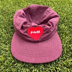 Poler Stuff fuzzy heart floppy hat